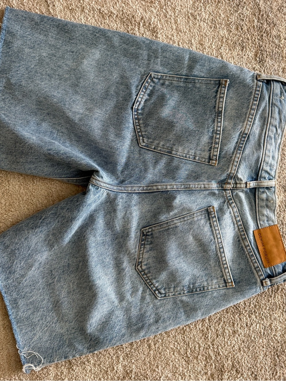 Denim Forum The Joni Loose Long Short - Picture 9 of 12
